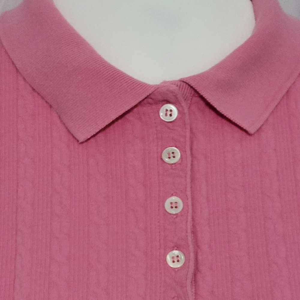 JONES NEW YORK SPORT SHIRT  Pink, Size M SLEEVELESS